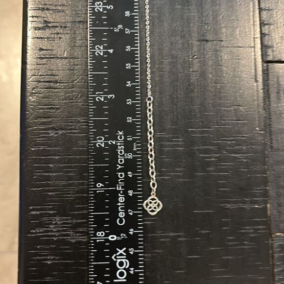 Elisa Silver Tone Pendant Necklace in Iridescent Drusy - Picture 8 of 11